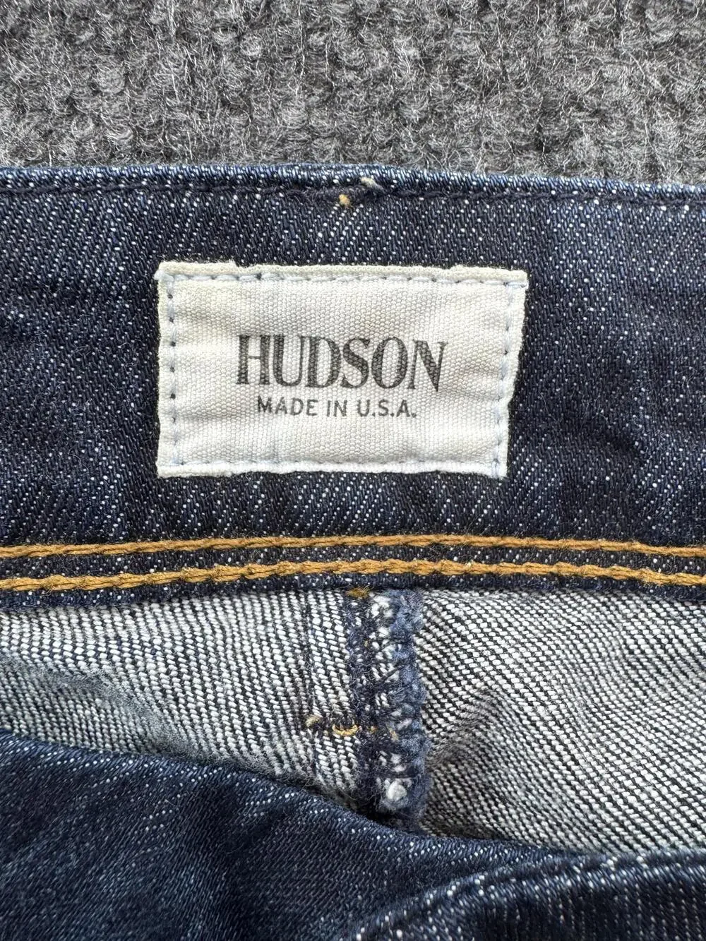 Hudson Collin Skinny Jeans Womens 29 Blue Dark Wash Flap Pocket Denim Stretch